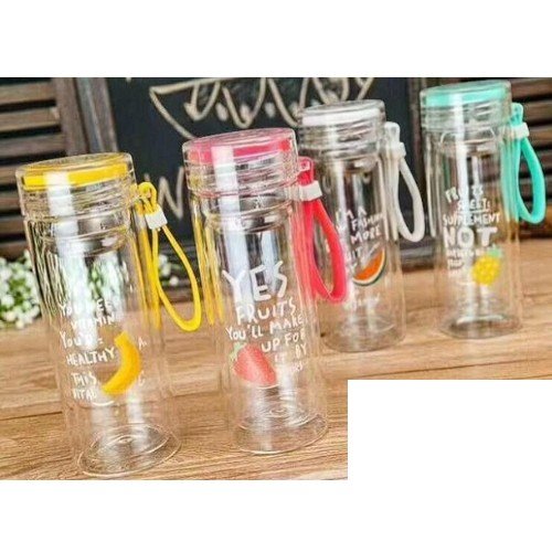 Vaso de cristal de doble capa con filtro por mayor - Hogar por mayor