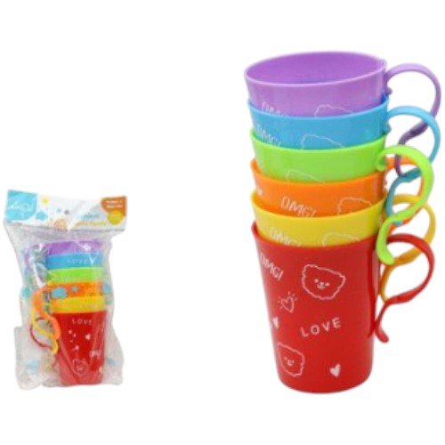 Vasos Plásticos Infantiles con Asa por mayor - Hogar por mayor