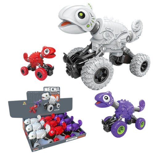 Vehículo Bigfoot Mecaleón 4x4 con Cuerpo Flexible y Cabeza Retráctil por mayor Jugueteria por mayor