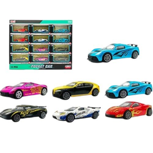 Vehículos Superdeportivos de Aleación Metálica Escala 1:43 con Diseños de Carreras por mayor - Jugueteria por mayor