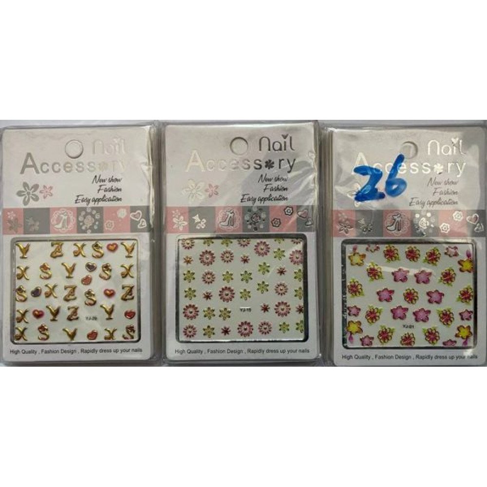 Pegatinas de uñas 1 Pza por mayor en Chile