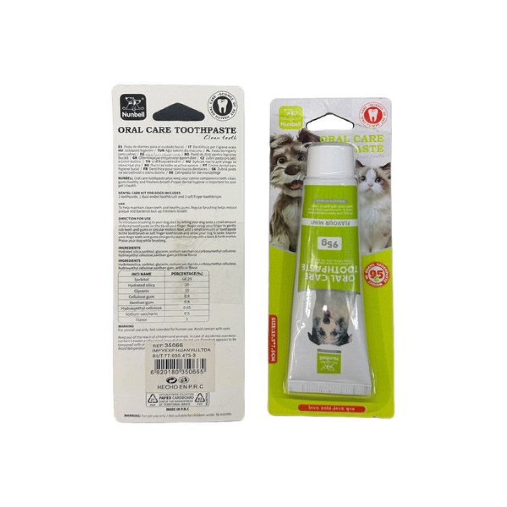 PASTA DENTAL PARA MASCOTA VAINILLA 95 GR por mayor en Chile