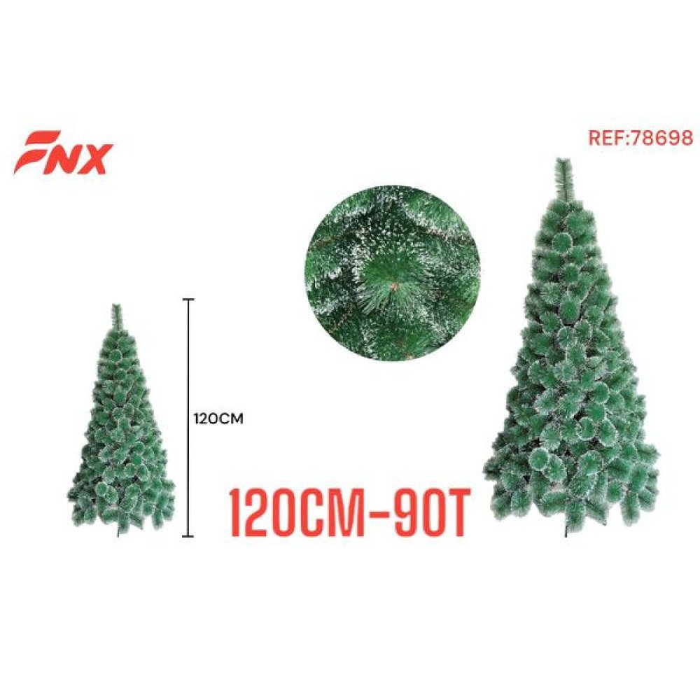 120CM 90C ARBOL NAVIDAD VERDE PUNTA BLANCA AGUJA FINO 120 cm por mayor en Chile