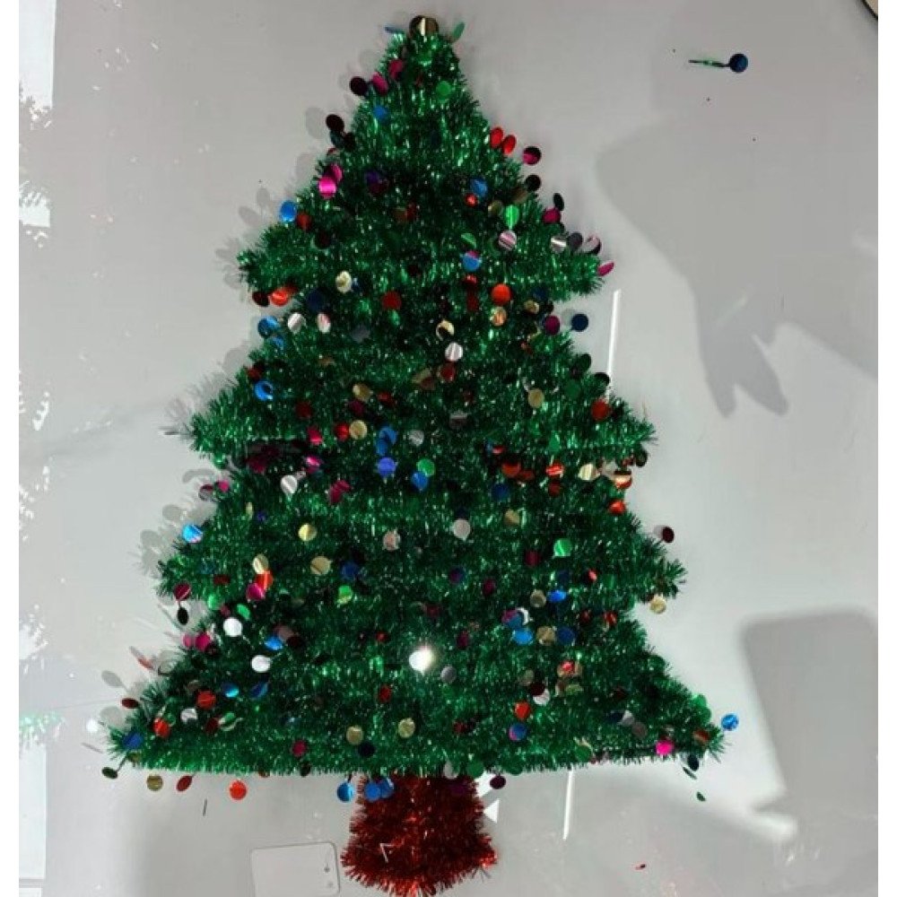 NAVIDAD ARBOL LENTEJUELAS 49 x 37 cm-12 pza por mayor en Chile