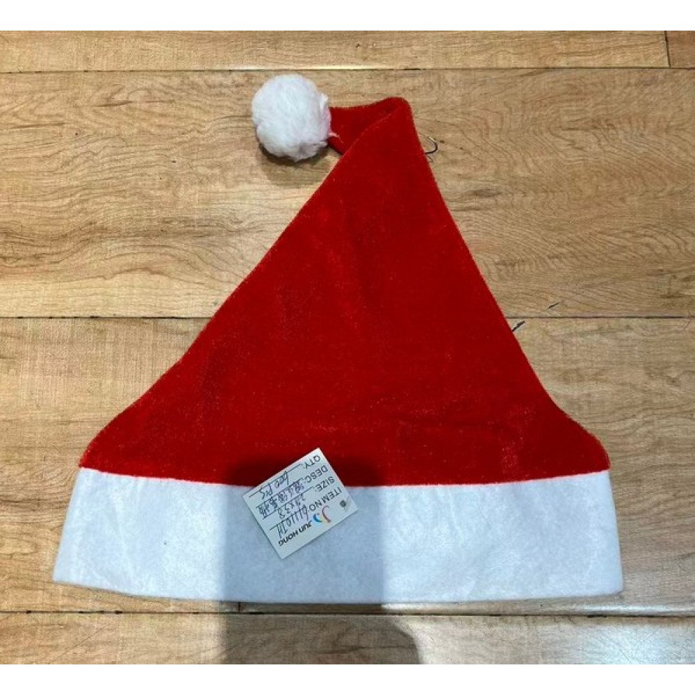NAVIDAD GORRO POMPON CON MENSAJE 12 Pza por mayor en Chile