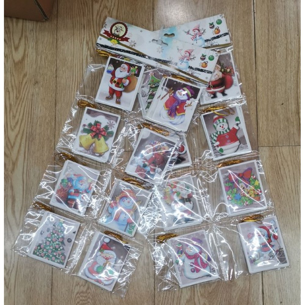 NAVIDAD TARJETAS 12 pza por mayor en Chile