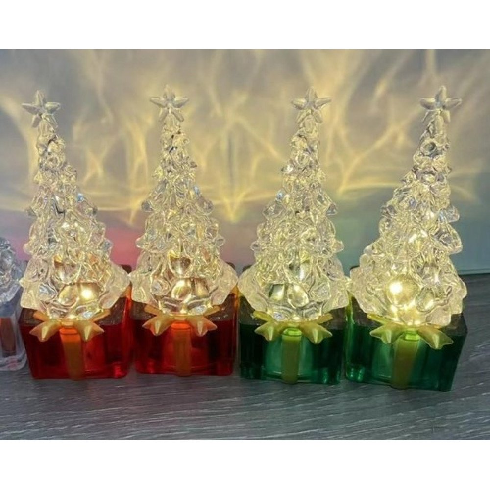 NAVIDAD MINI ARBOL LED CON BASE 12 Pza por mayor en Chile