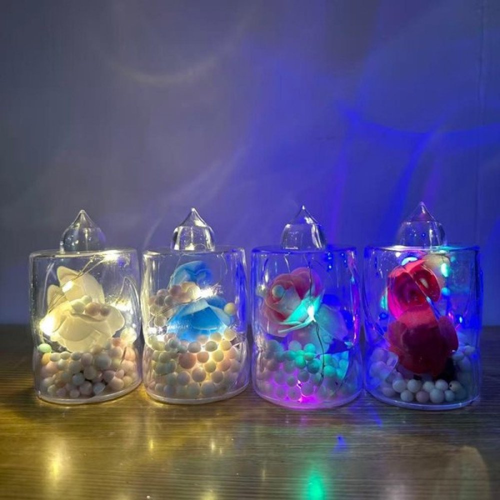 NAVIDAD VELA LED CON FIGURA 12 Pza por mayor en Chile
