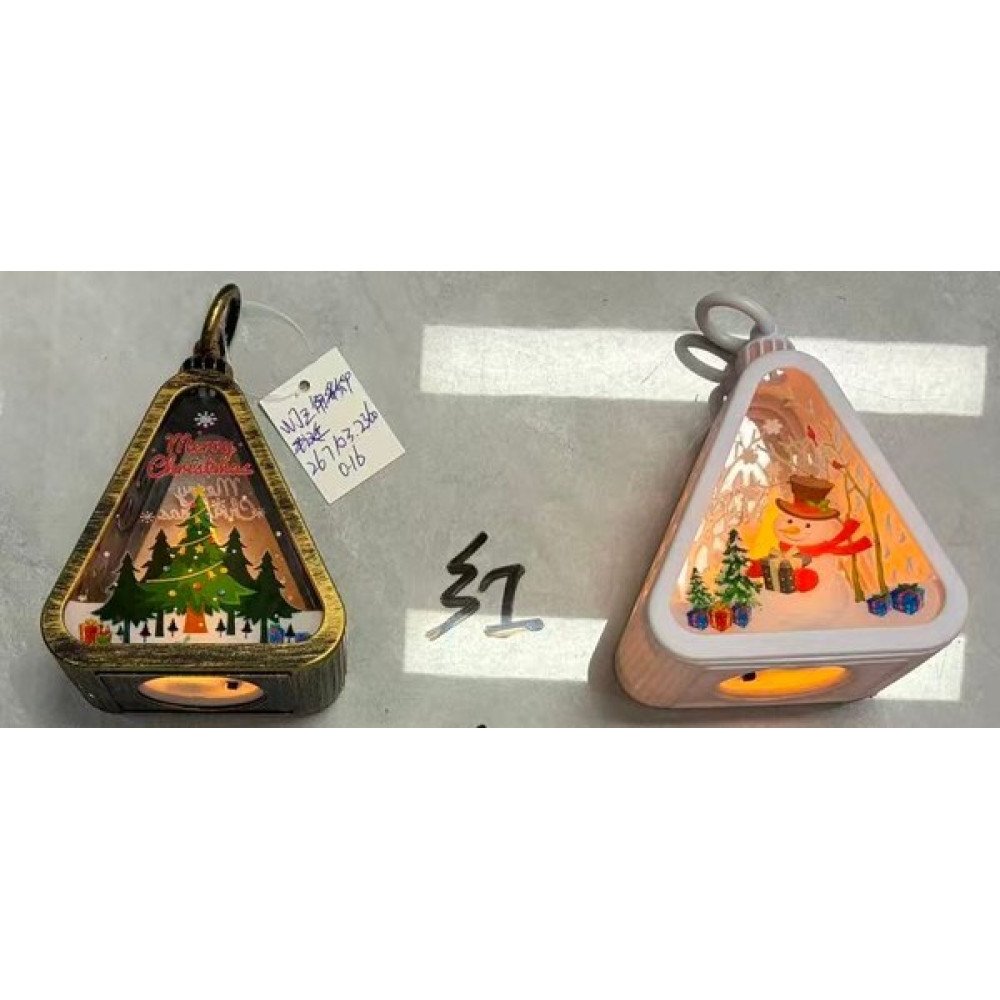 NAVIDAD VELA LED TRIANGULO FIGURA 12 Pza por mayor en Chile