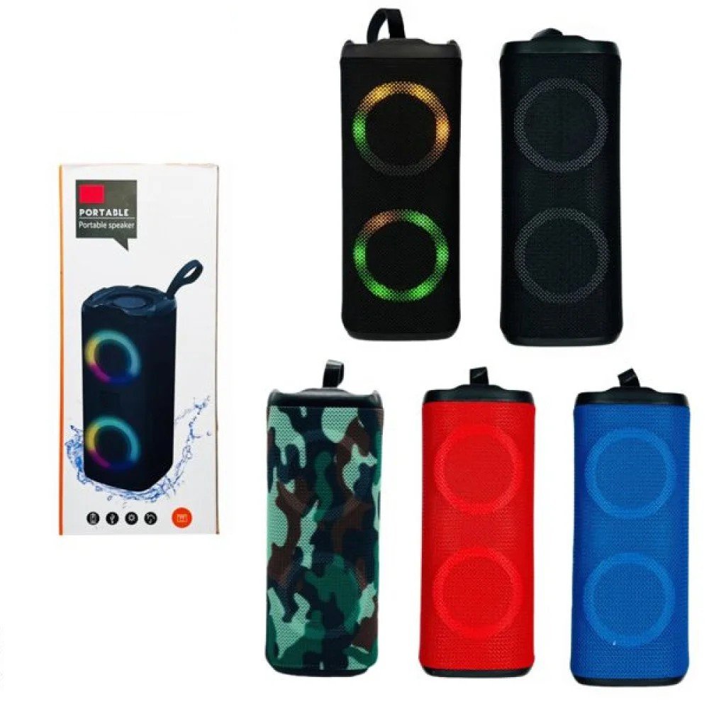 Parlante Portátil Bluetooth LED RGB 1 Pza por mayor en Chile