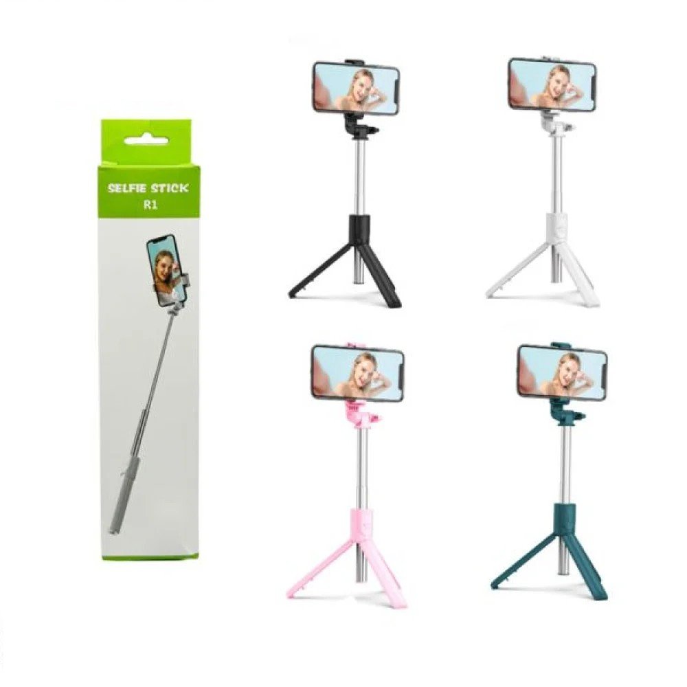 Palo Selfie Bluetooth con Trípode R1 1 Pza por mayor en Chile
