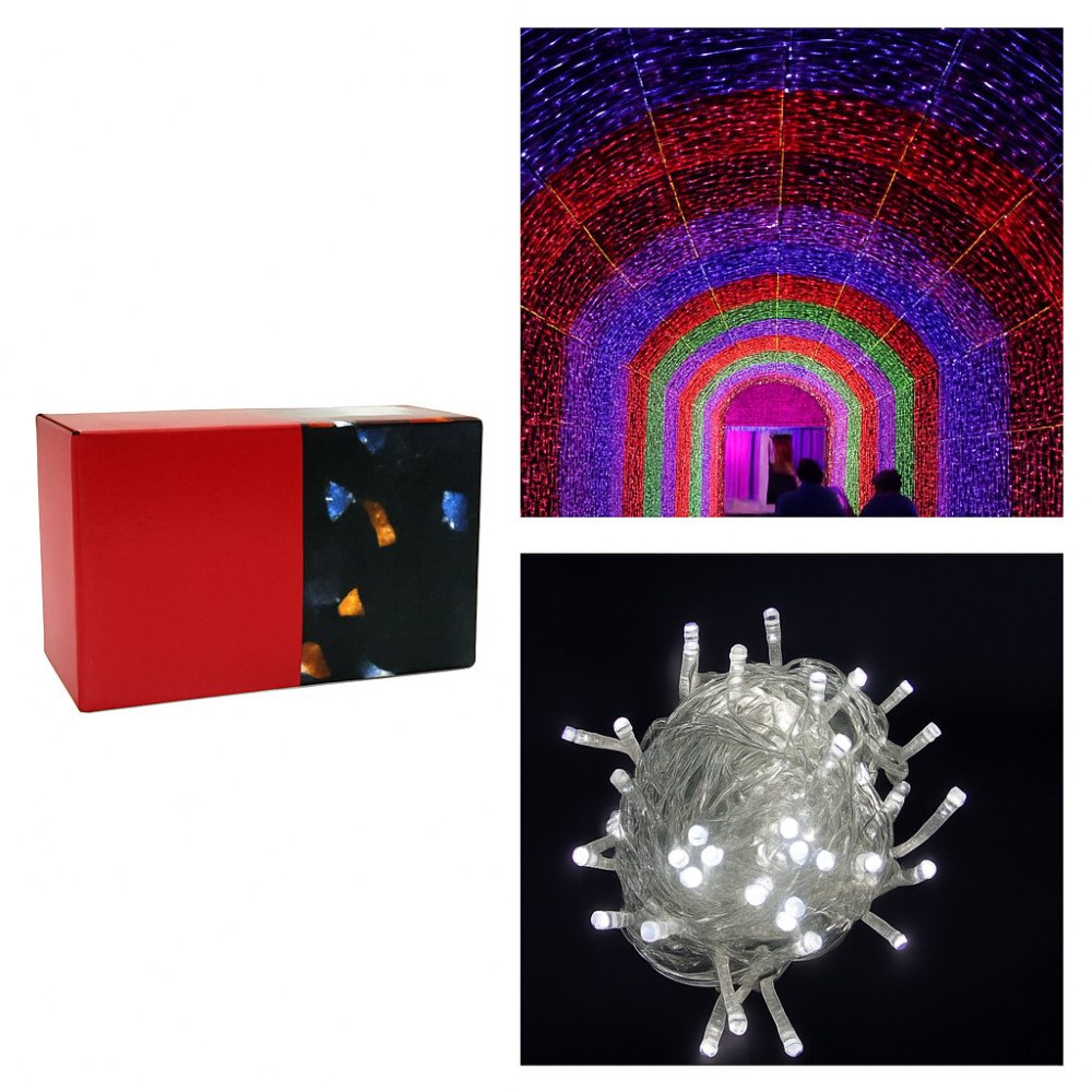 Luz LED Blanco Estrellitas 9 Metros LED · 9M por mayor en Chile