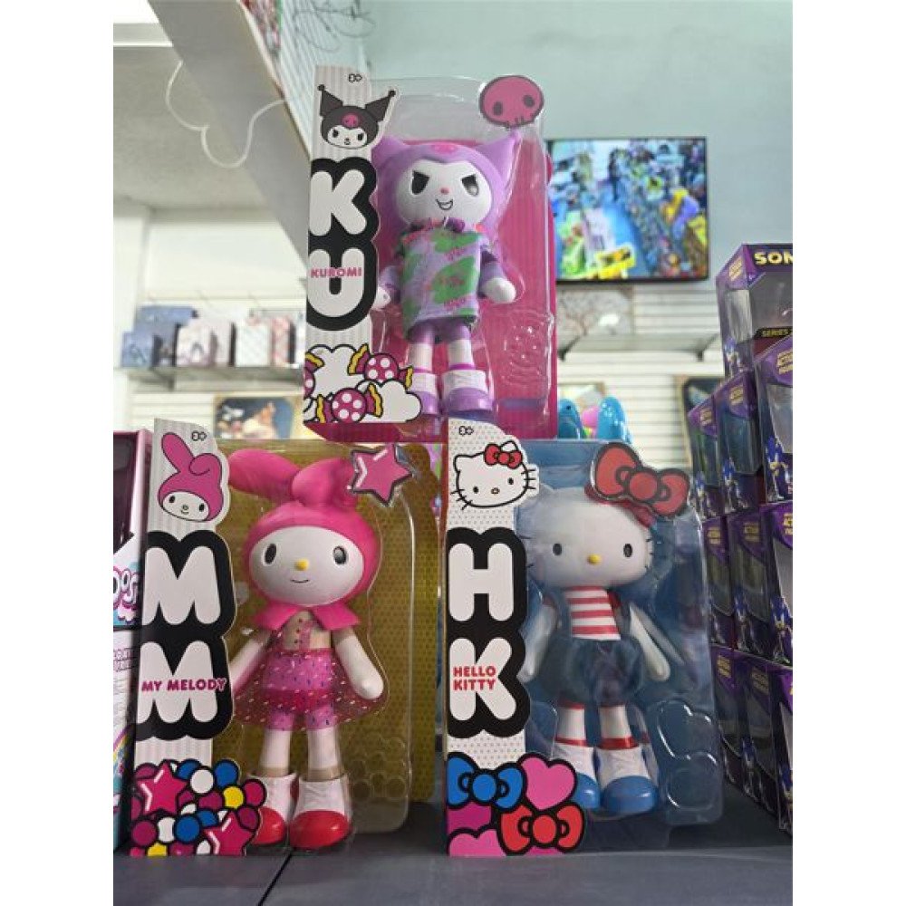 MUÑECA KUROMI-HELLO KITTY-MY MELODY 1 PZA por mayor en Chile