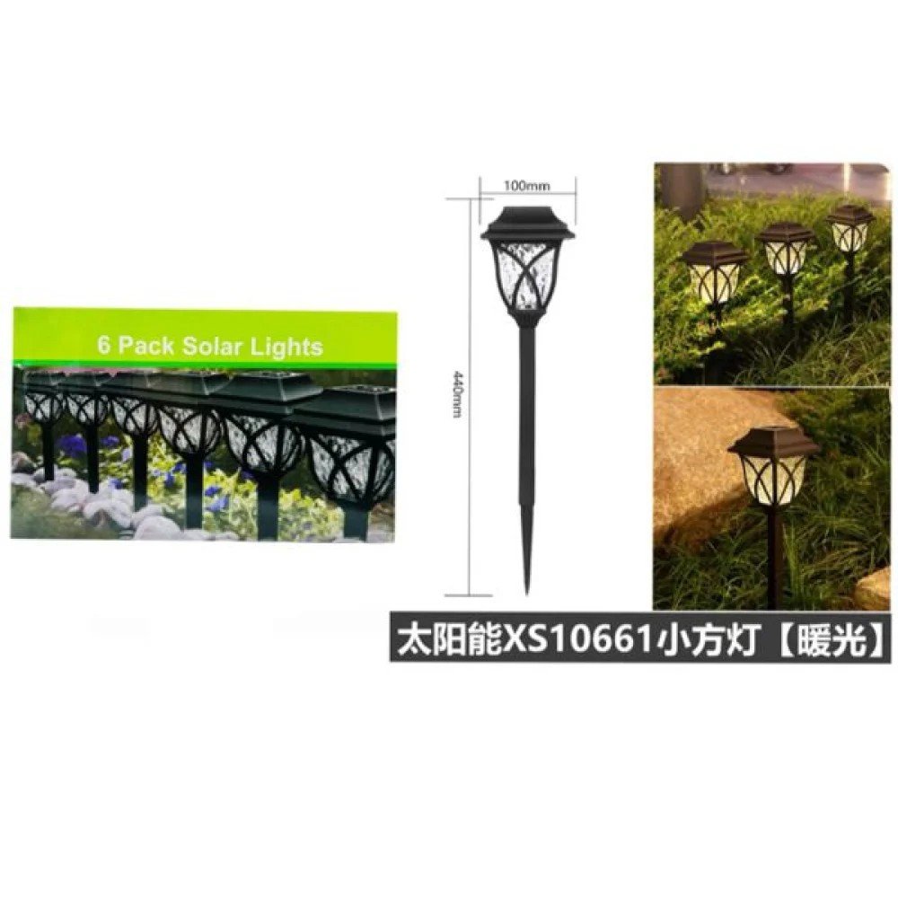 Estaca Solar Decorativa Luz Cálida 46cm Solar · 46cm alto · Ø100mm cabeza por mayor en Chile