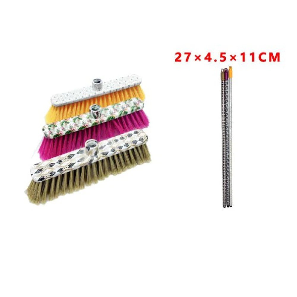Escoba + cabezal 27×4.5×11 27 X 4.5 X 11CM por mayor en Chile