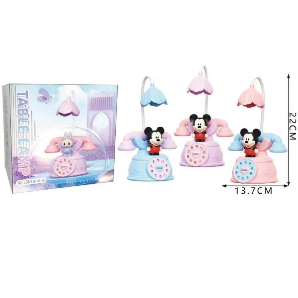 Lámpara de mesa pequeña con diseño de Mickey de dibujos animados 13.7 X 22CM por mayor en Chile