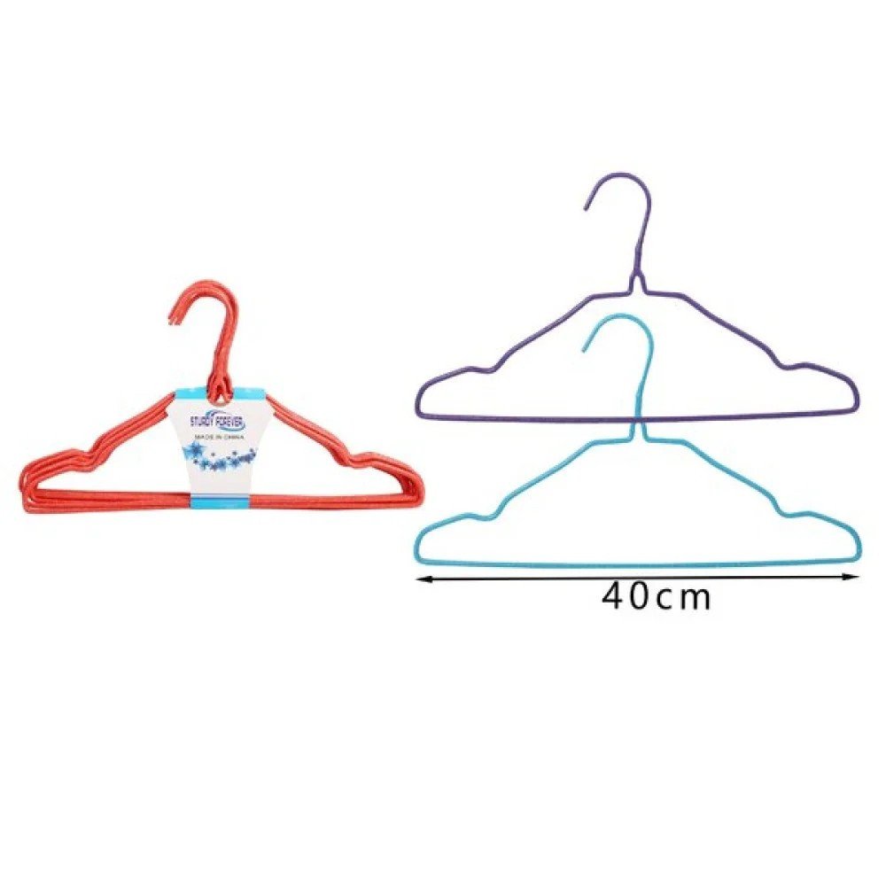 Percha de ropa gruesa con recubrimiento de plástico 40CM por mayor en Chile
