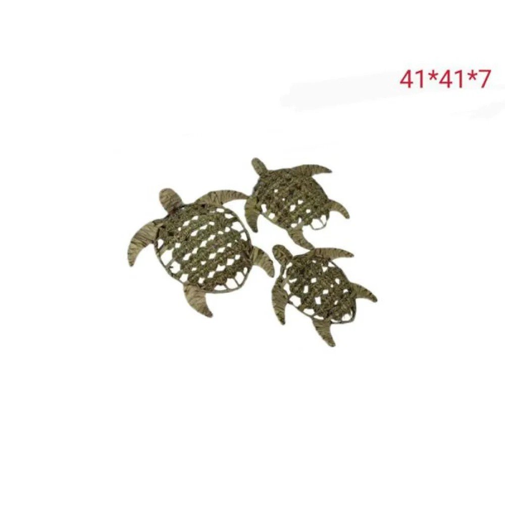 Adorno Decorativo Tortugas Marinas 41 X 41 X 7CM por mayor en Chile