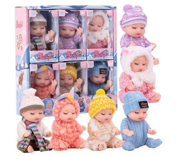 Muñeca Barbie Miniatura Colección Invierno 1 Pza por mayor en Chile