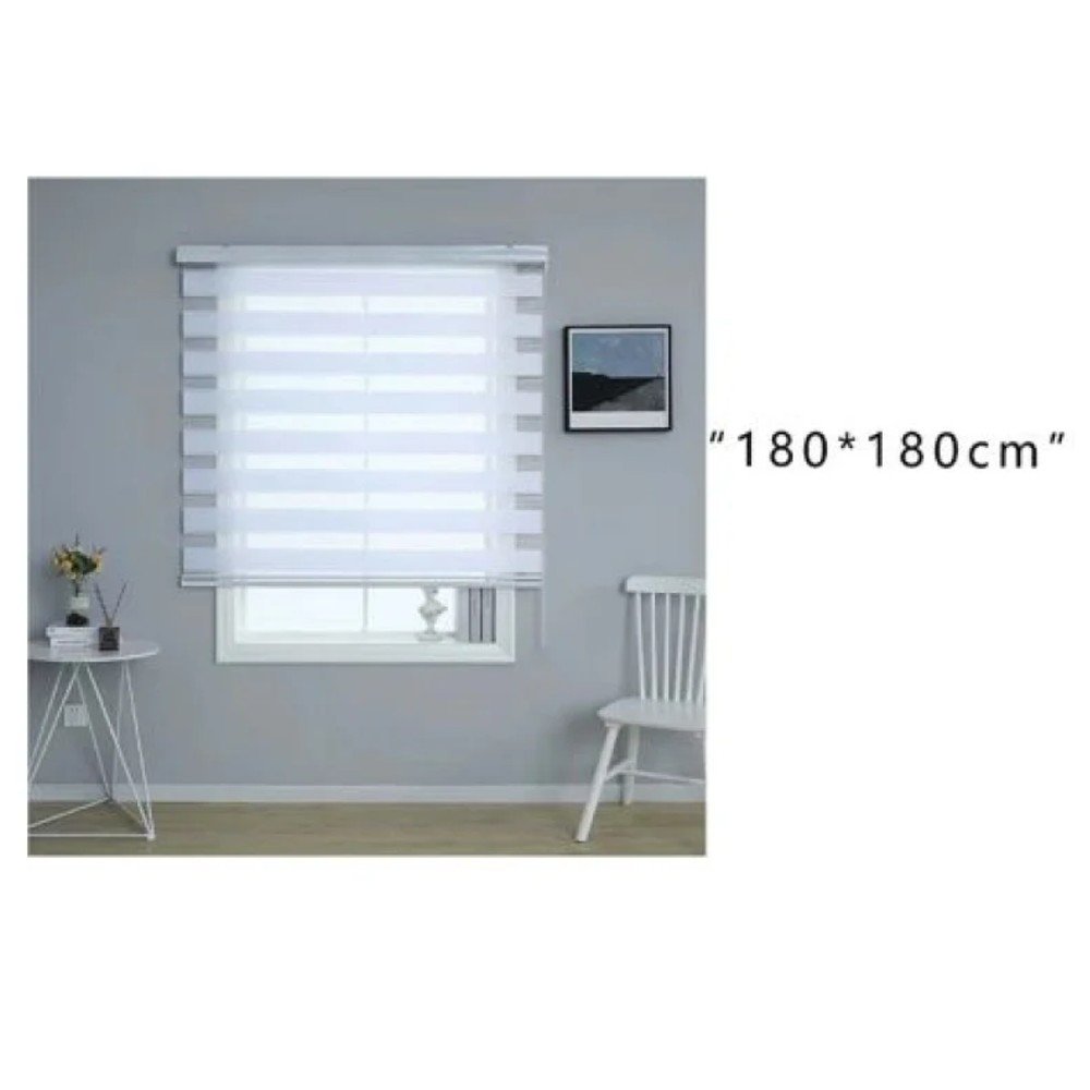Cortina de gasa suave de un solo color 180*180 (blanca) 180 x 180cm por mayor en Chile