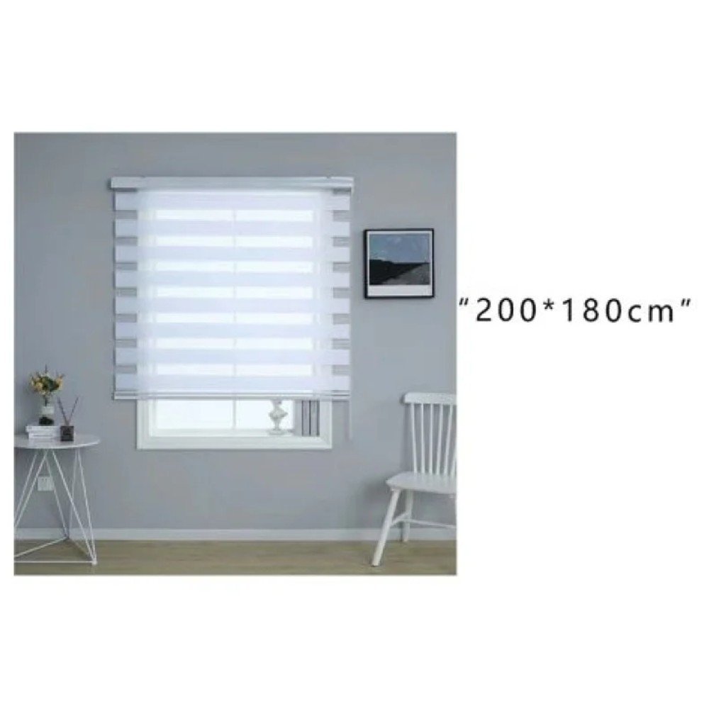 Cortina de gasa suave de un solo color 200*180 (blanca) 200 X 200CM por mayor en Chile