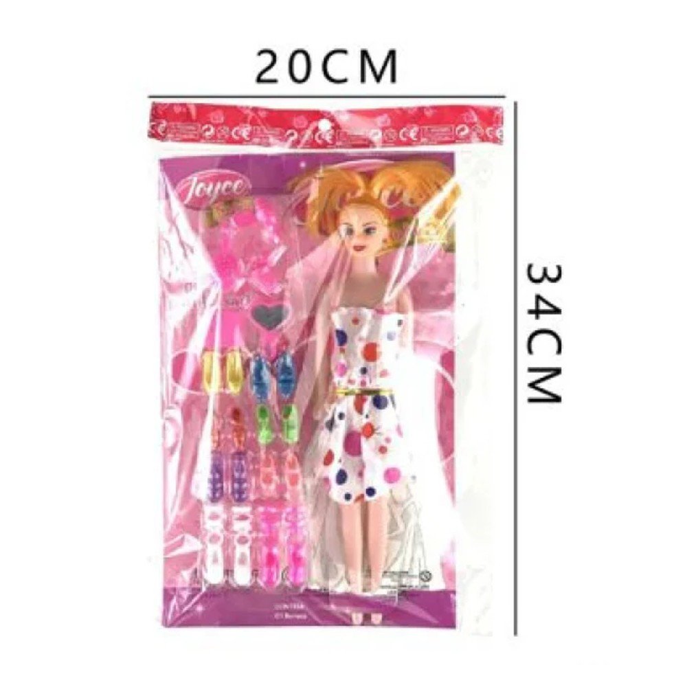 Barbie hueca de 11 pulgadas + juego de zapatos de juguete 20 X 34CM por mayor en Chile