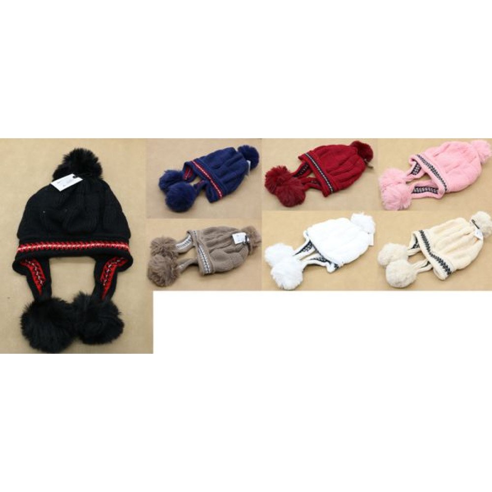 GORRO POMPON COLGANTE 1 PZA por mayor en Chile