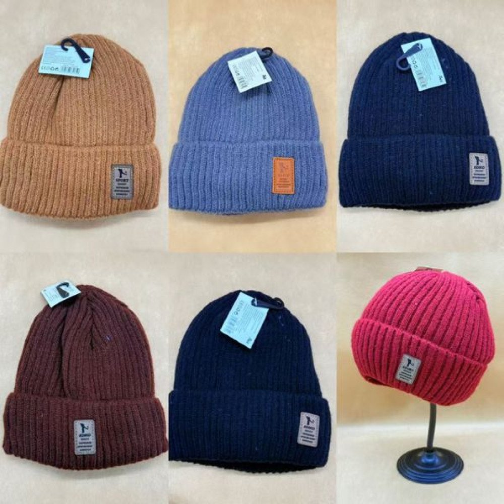 GORRO MONOCOLOR ETIQUETA SPORT 1 PZA por mayor en Chile