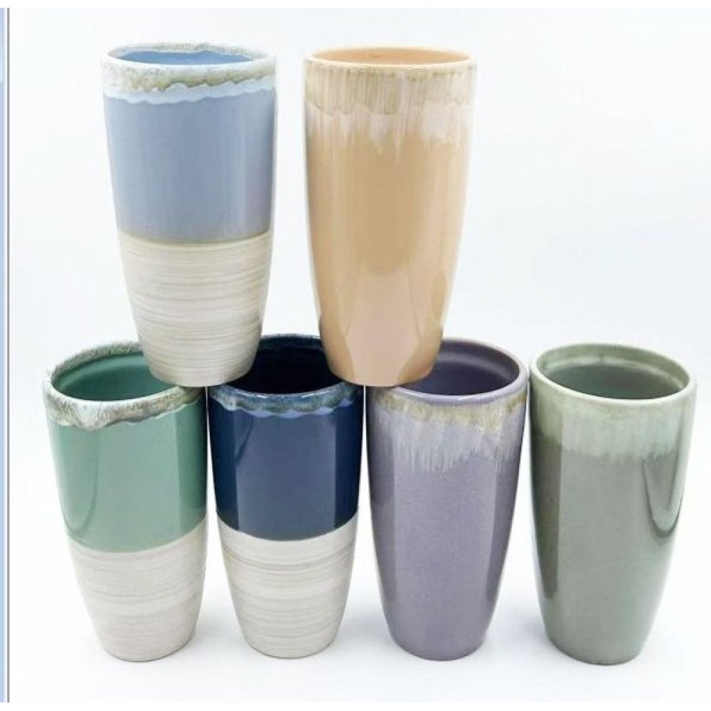 TAZA ALTA DE CERAMICA 9,2 X 17,9 CM por mayor en Chile