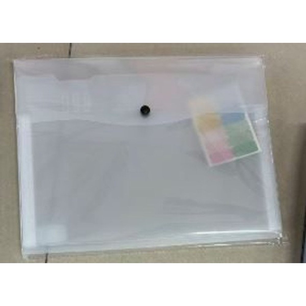 CARPETA TRANSLUCIDO BOTON NEGRO 1 PZA por mayor en Chile