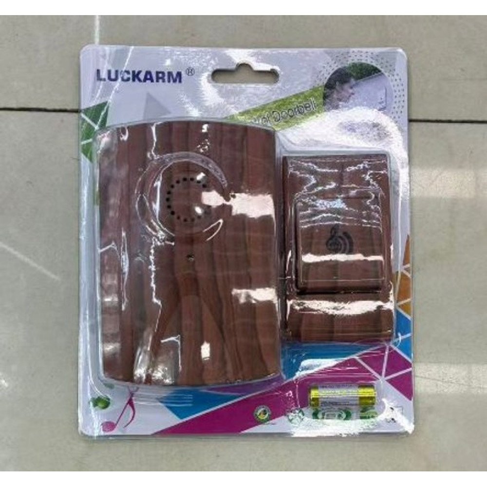 TIMBRE INALAMBRICO MADERA CUADRADO SIN ENCHUFE 1 Pza por mayor en Chile