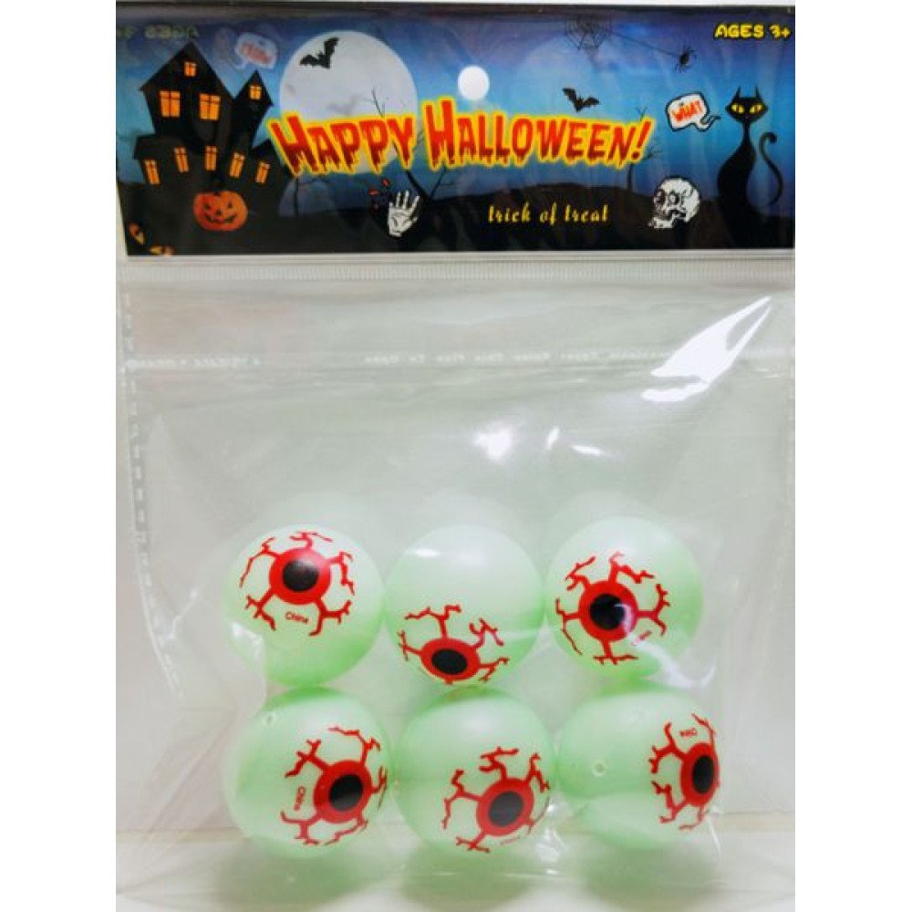 HALLOWEEN BOLSA OJOS *6 6 PZA por mayor en Chile
