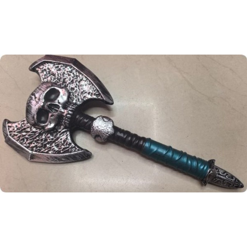 HALLOWEEN HACHA DOBLE CALAVERA 1 Pza por mayor en Chile