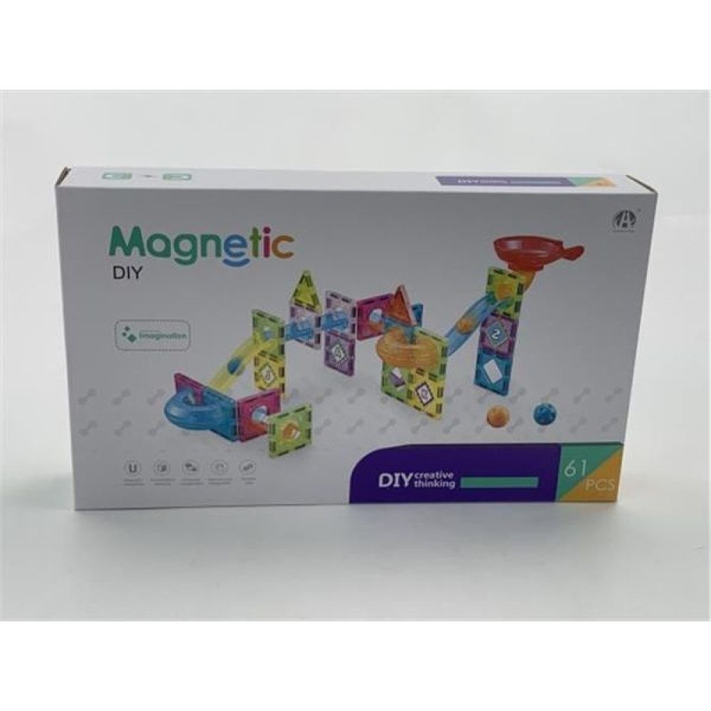 BLOQUES CONTRUCCION MAGNETICOS 61 PZA por mayor en Chile