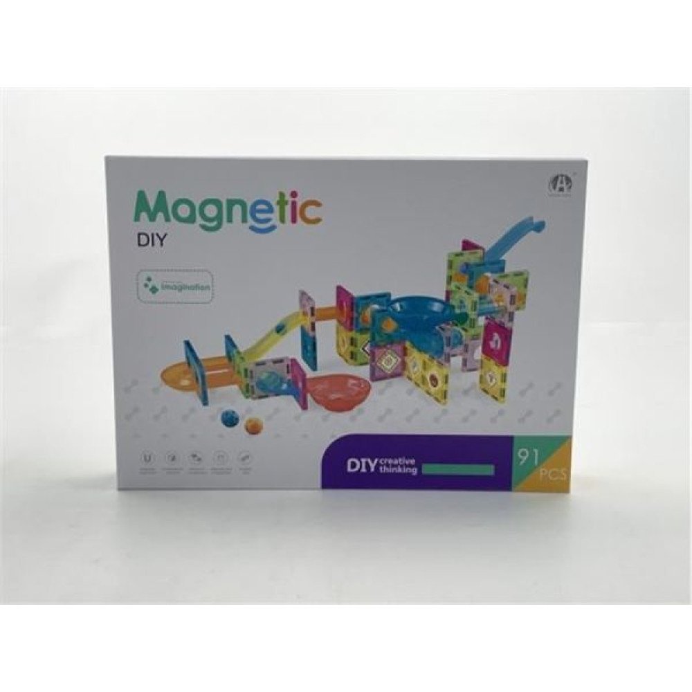 JUEGO CONSTRUCION MAGNETICO 91PZA por mayor en Chile