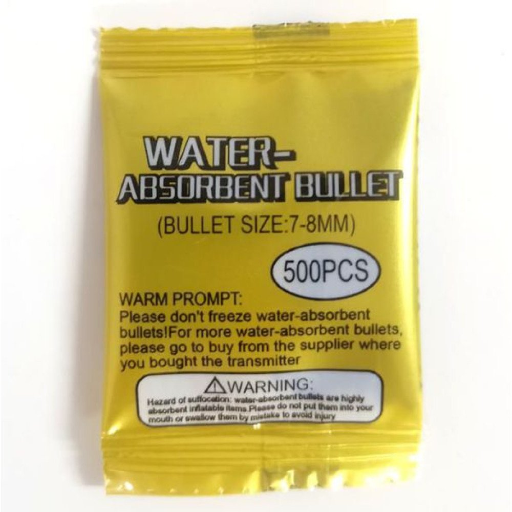BALAS PARA PISTOLA DE AGUA 500 PZA por mayor en Chile