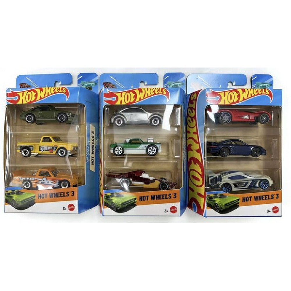 CARRO HOTWHEELS 3 PZA por mayor en Chile