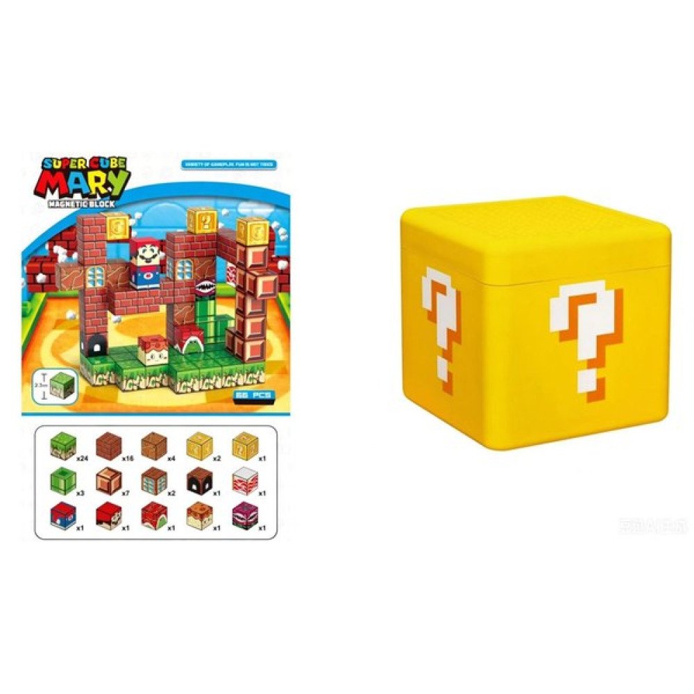 BLOQUES CONSTRUCION MARIO+CAJA PLASTICA 200 PZA por mayor en Chile