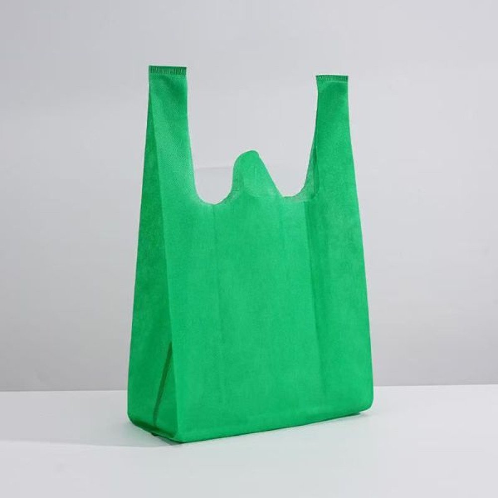 BOLSA CAMISA ECOLOGICA REUTILIZABLE VERDE 35 X 60 X 17 CM por mayor en Chile