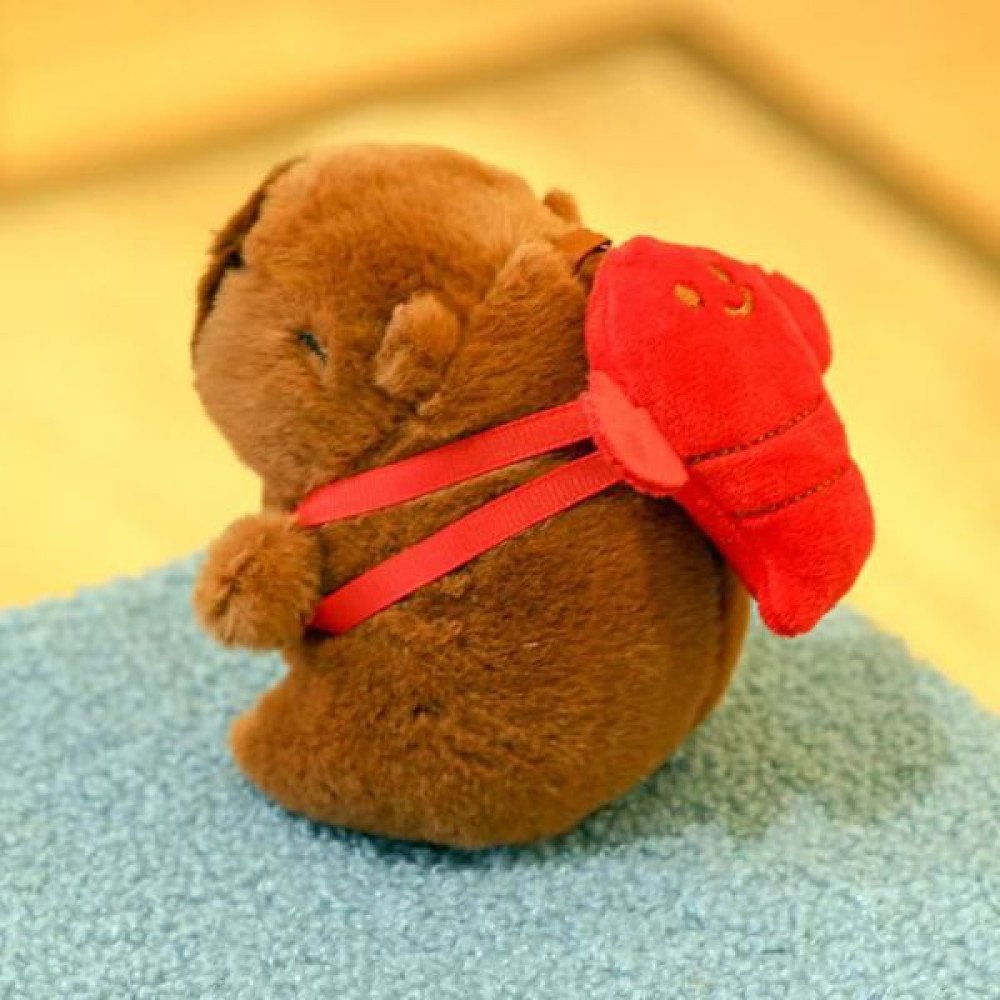 PELUCHE CAPIBARA CON MOCHILA 1 PZA por mayor en Chile