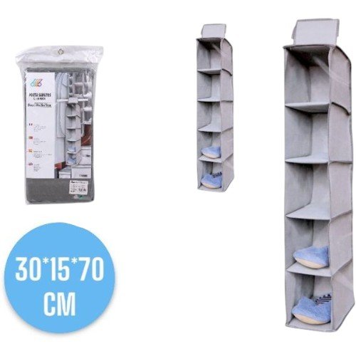 Zapatero Colgante de 5 Niveles en Tela No Tejida 80g para Organizador de Clóset por mayor - Hogar por mayor